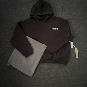 Fear of God Essentials Black Hoodie